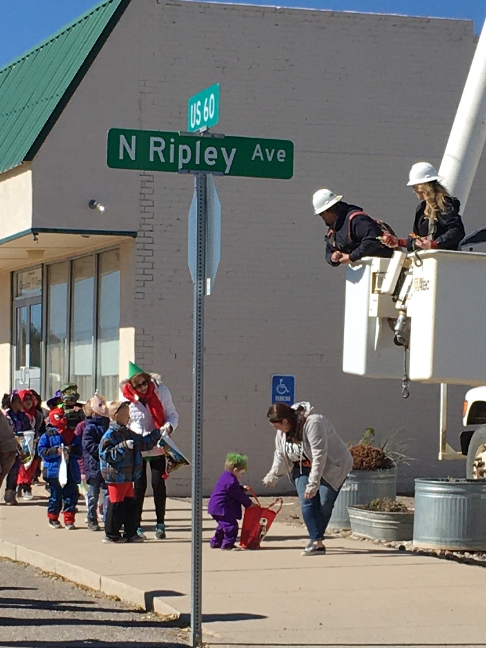 Halloween Parade Corner